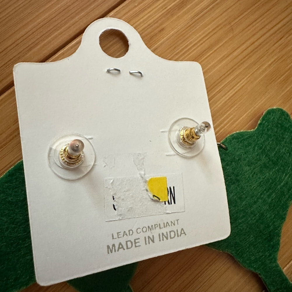 Beaded Statement earrings - Margarita, Strawberry, and Cocktail - set of 3! - Picture 5 of 5